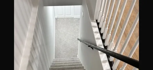 a view of entryway with a window