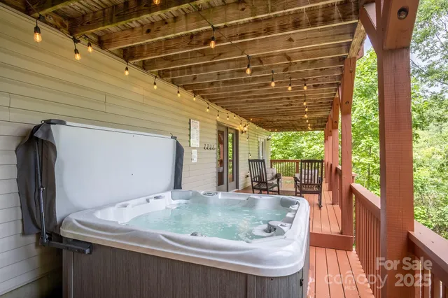 a view of outdoor space with seating area