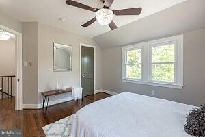 2208 Shepherd Street Northeast Washington, DC 20018 - Photo 13 of 19 a bedroom with furniture and a window