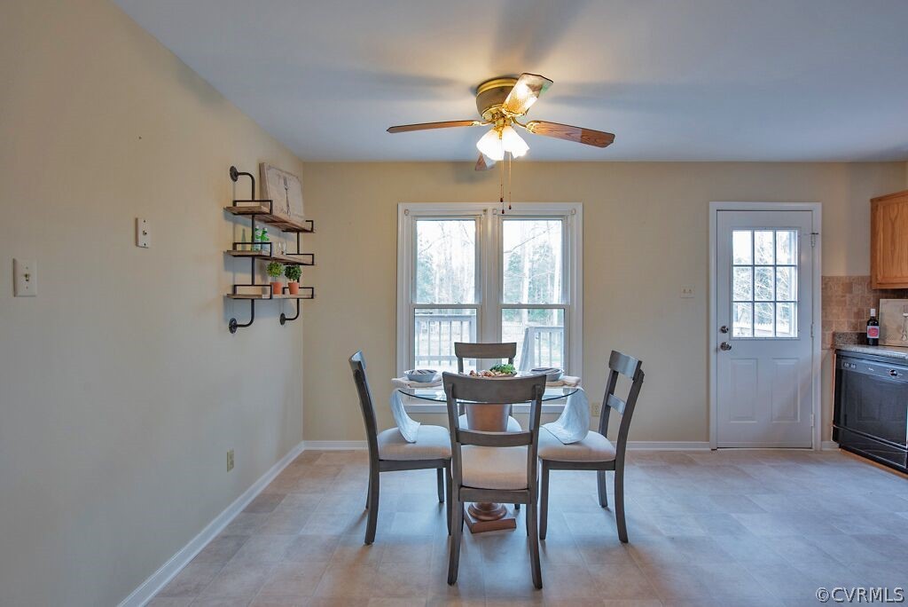 2418 Brookforest Road Midlothian, VA 23112 - Photo 17 of 48 Eat in area overlooking the rear deck and yard