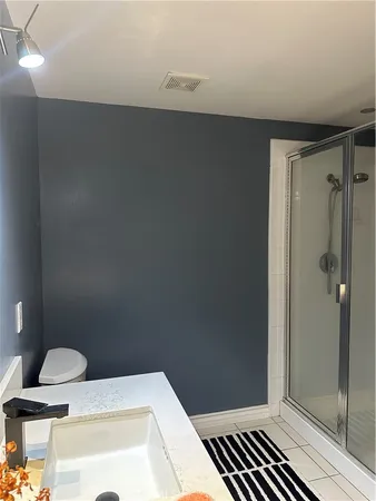 a bathroom with a sink