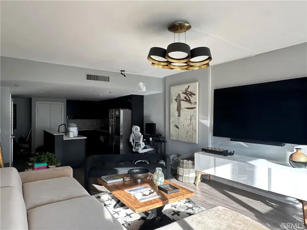 a living room filled with furniture