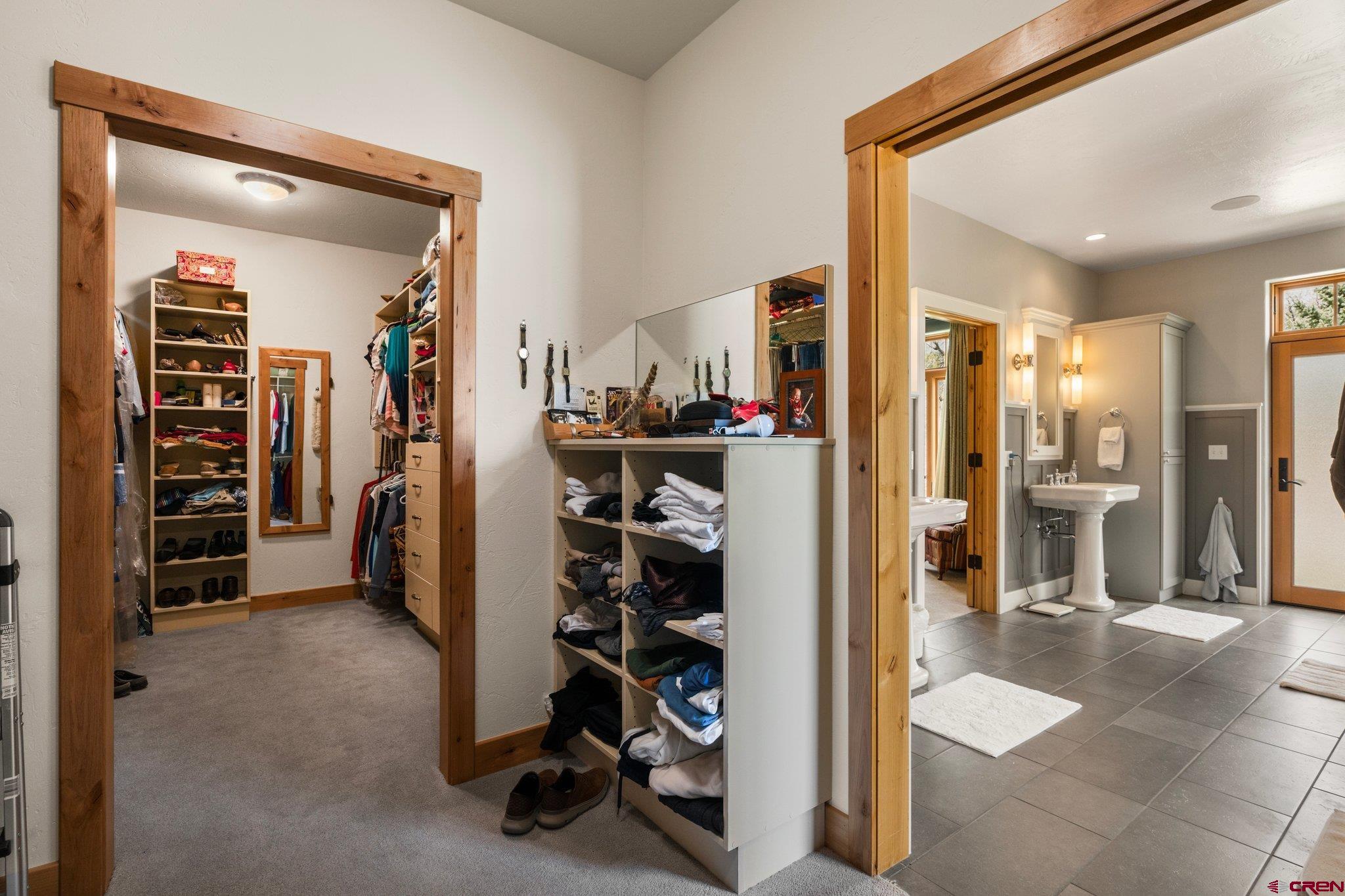 99 River Road Durango, CO 81301 - Photo 21 of 44 a view of a walk in closet