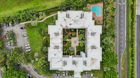 a view of a city with tall buildings