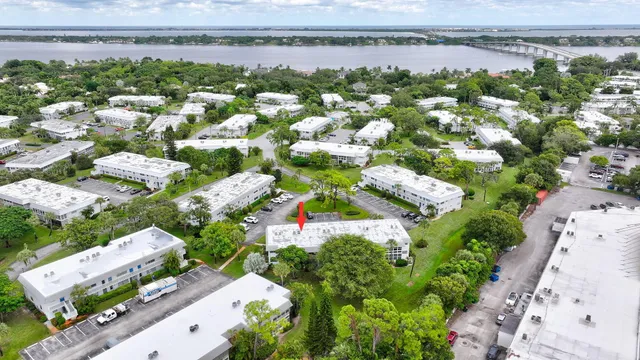 a view of a city and lake view