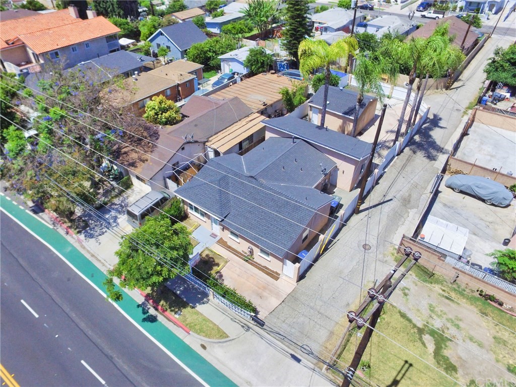 18319 Norwalk Boulevard Artesia, CA 90701 - Photo 39 of 39 an aerial view of a house with a yard and garden