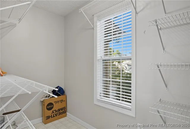 a room with toys and a window