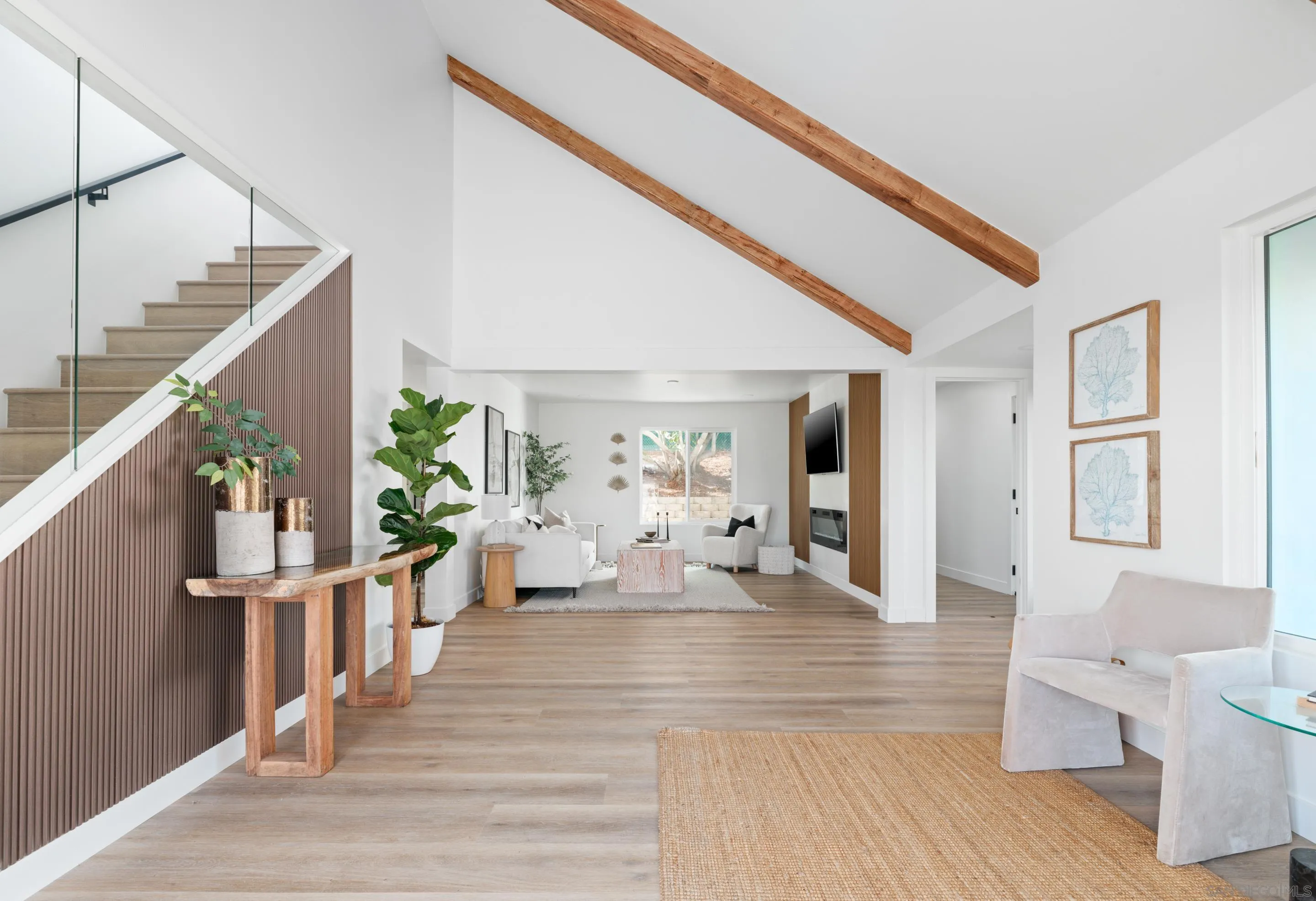 1868 Pariva Drive Cardiff, CA 92007 - Photo 10 of 30 a living room with furniture and wooden floor
