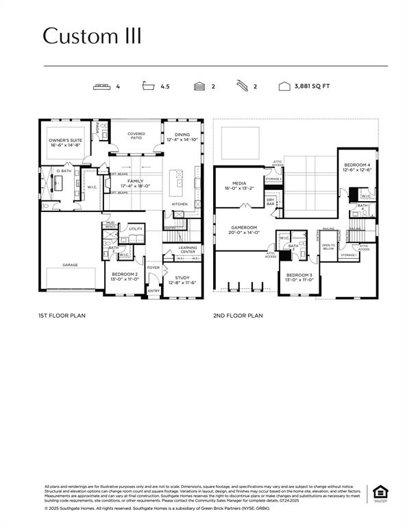 2460 Harpole Road Prosper, TX 75078 - Photo 2 of 9 Perfectly blending style with functionality, our Custom III plan is your dream home come to life!