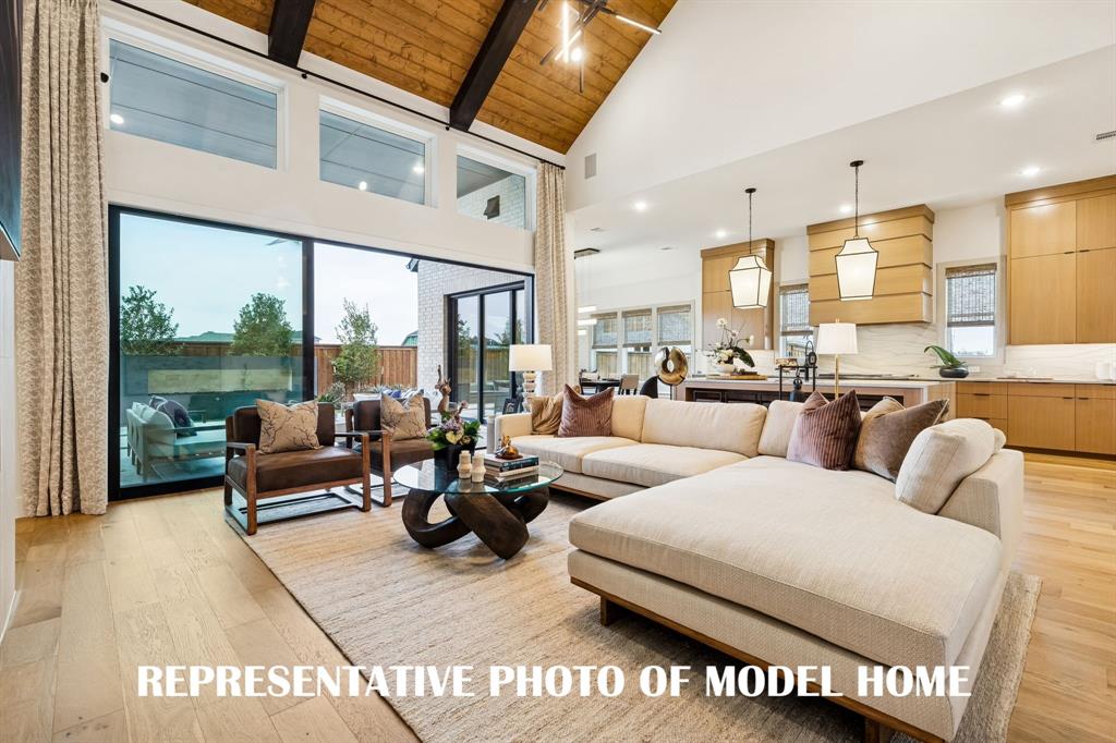 2460 Harpole Road Prosper, TX 75078 - Photo 3 of 9 Grand living spaces are waiting for you in all of our homes in Prosper Ridge! REPRESENTATIVE PHOTO OF MODEL HOME