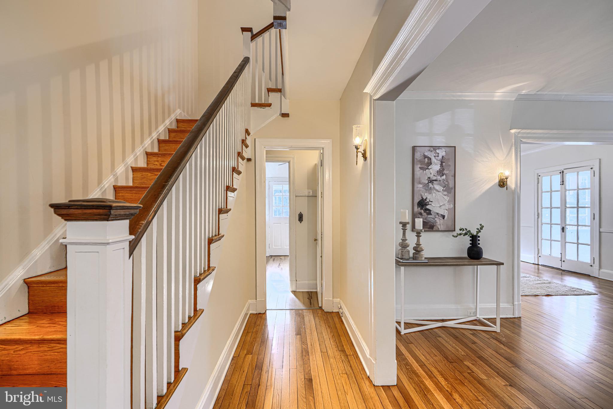 4206 Wickford Road Baltimore, MD 21210 - Photo 12 of 70 View from foyer to kitchen w/living room on right