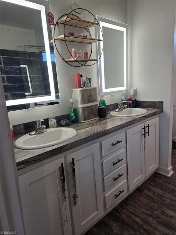 1266 Quaker Church Road Siloam, NC 27047 - Photo 19 of 29 Double sink vanity with LED mirrors.