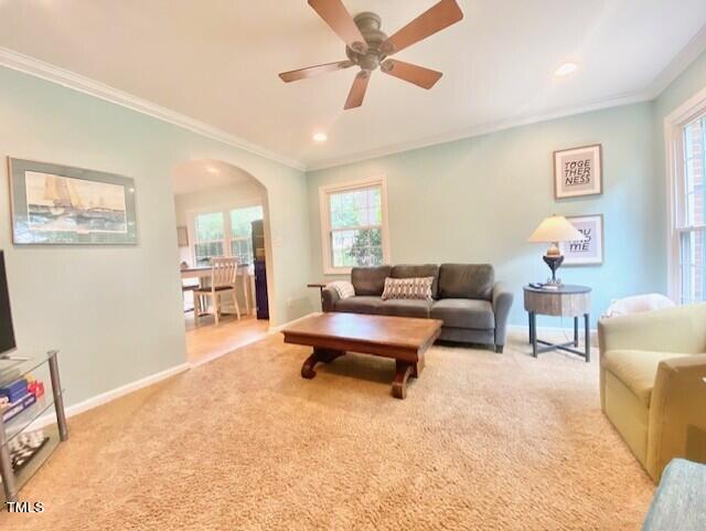 4400 Currie Court Raleigh, NC 27613 - Photo 15 of 35 a living room with furniture and a window