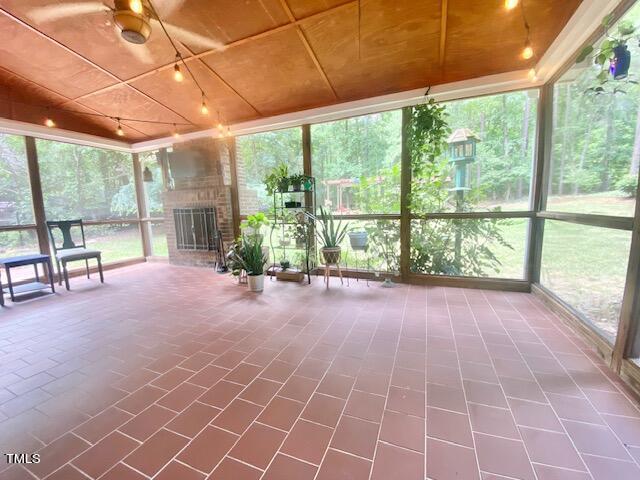 4400 Currie Court Raleigh, NC 27613 - Photo 28 of 35 a view of empty room with floor to ceiling window and outdoor space