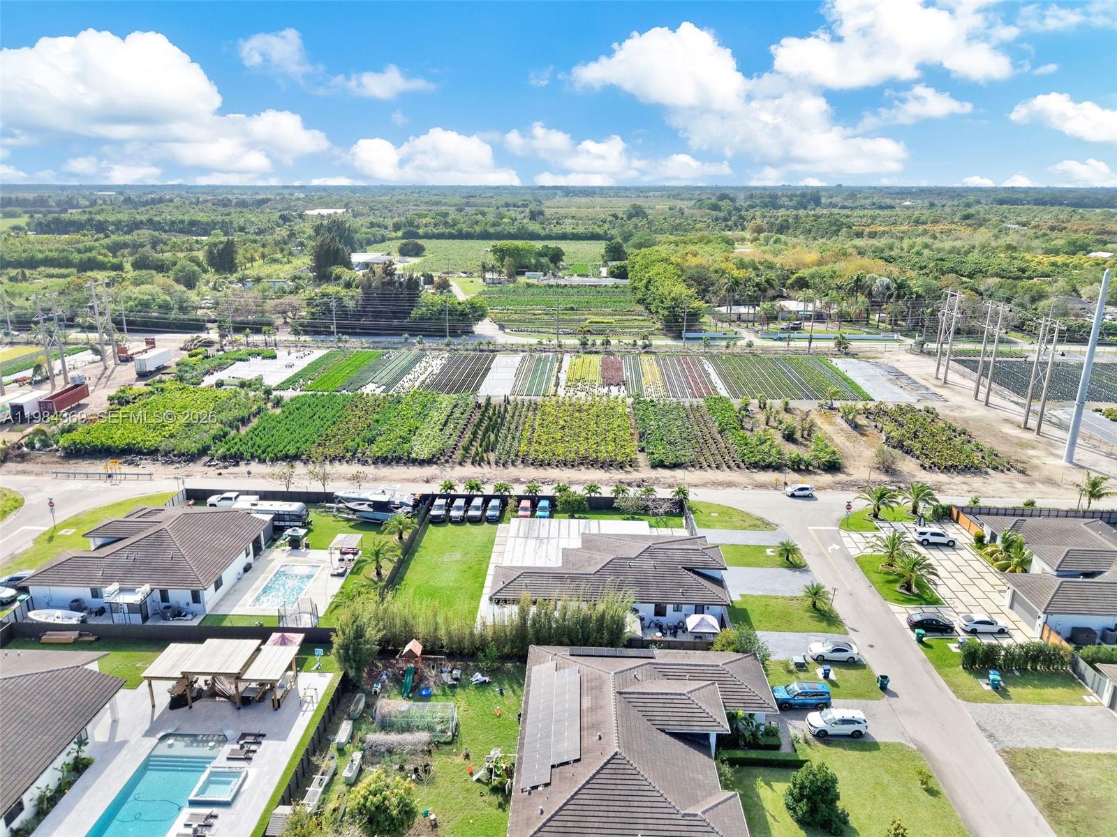 13334 Southwest 227th Street Miami, FL 33170 - Photo 16 of 69 an aerial view of residential houses with outdoor space