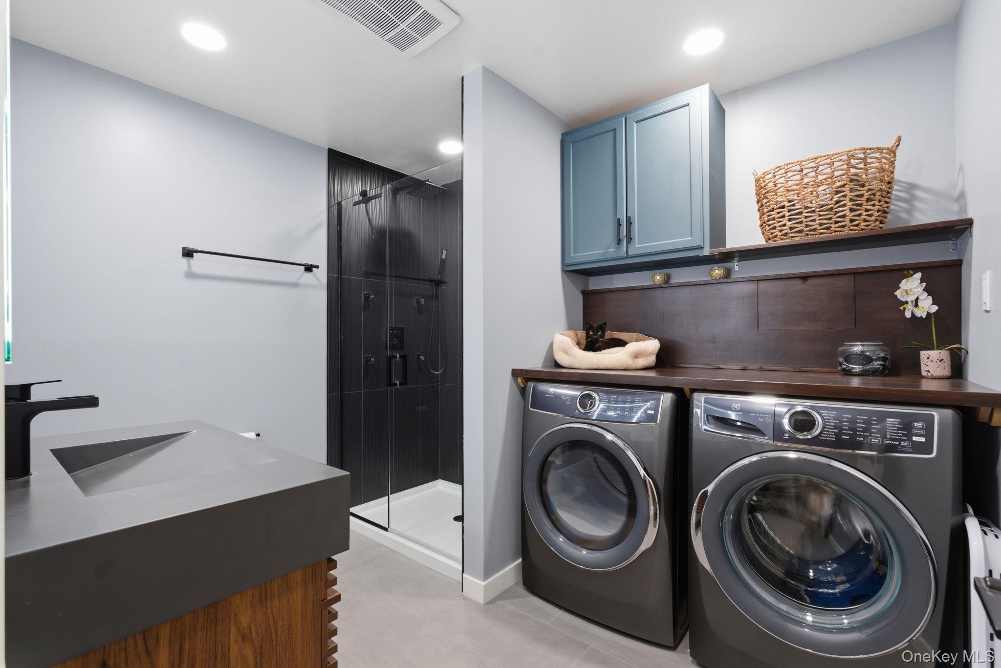41 Pheasant Road Pound Ridge, NY 10576 - Photo 44 of 48 Laundry, and Bath, Lower Level
