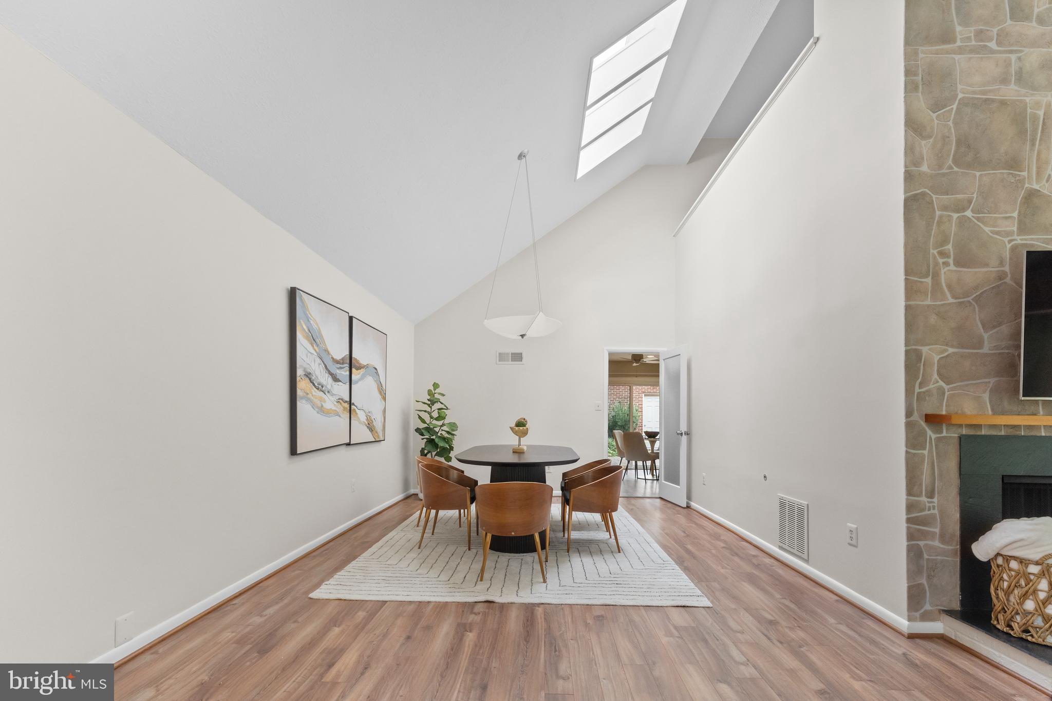 11303 Harborside Cluster Reston, VA 20191 - Photo 18 of 30 a workspace with wooden floor