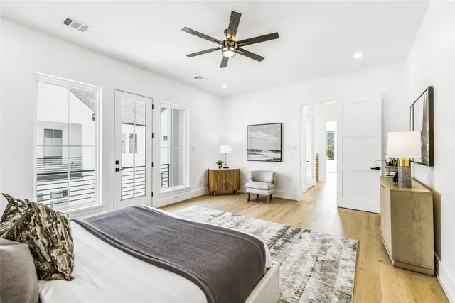 a spacious bathroom with a sink double vanity and a shower