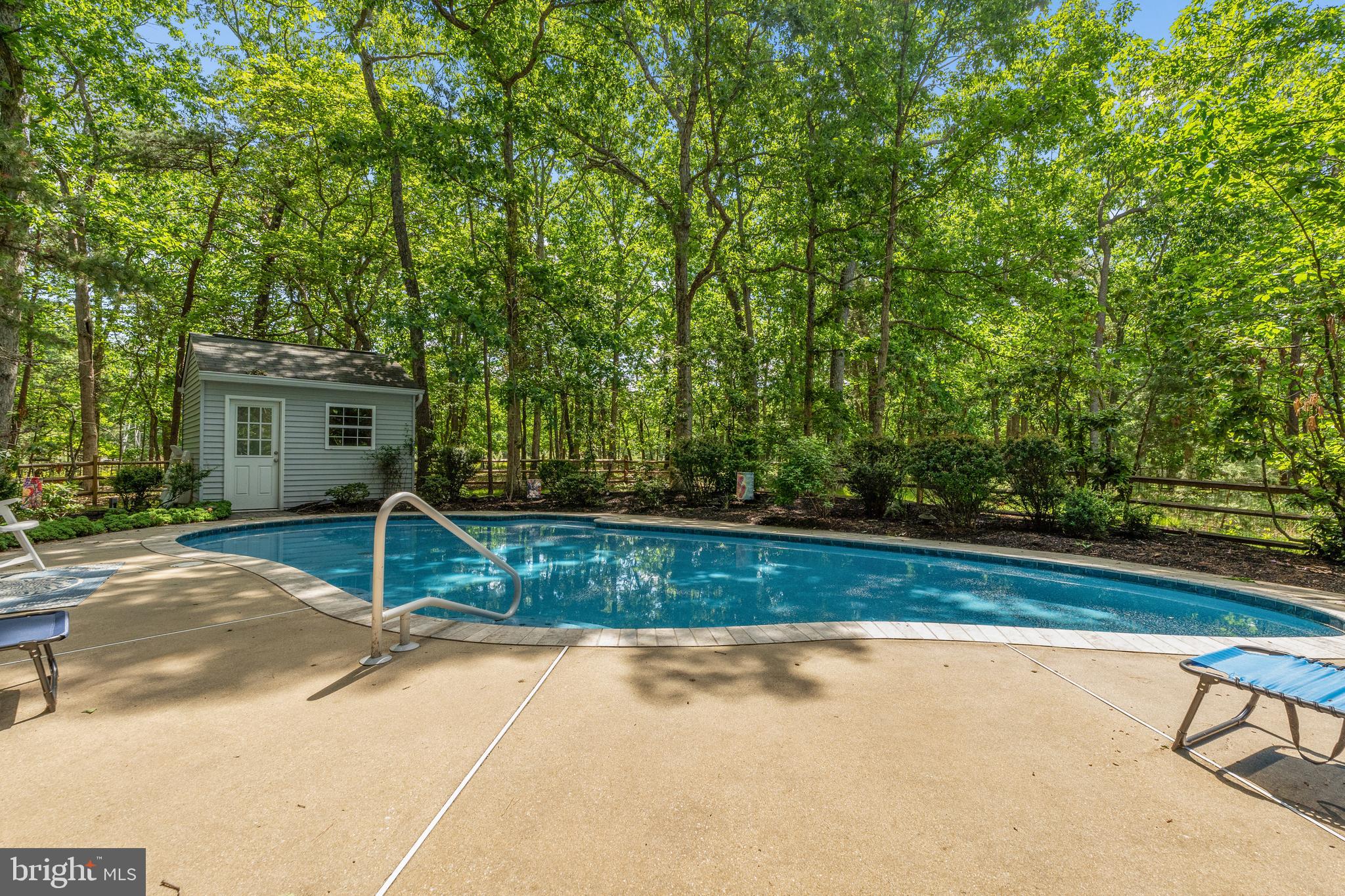 581 McKendimen Road Medford, NJ 08055 - Photo 4 of 34 a view of a house with backyard and trees