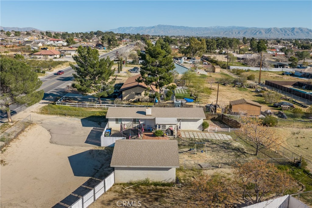 15637 Tuscola Road Apple Valley, CA 92307 - Photo 55 of 57 an aerial view of a house with lake view