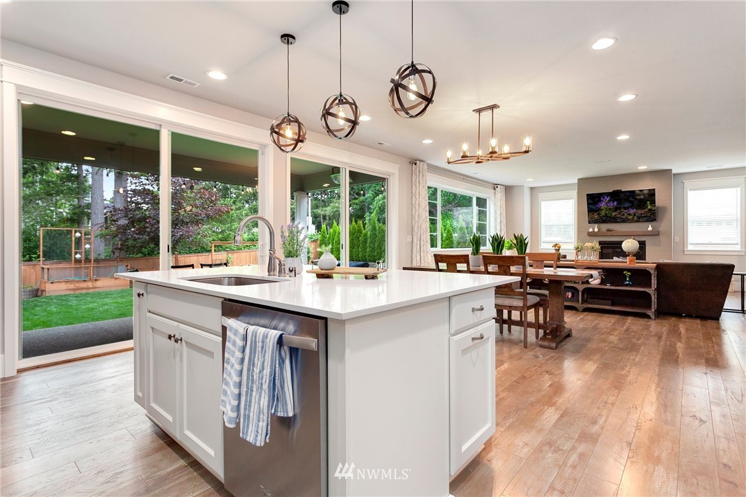 253 Field Place Southeast Renton, WA 98059 - Photo 20 of 40 a kitchen with counter top space and a sink