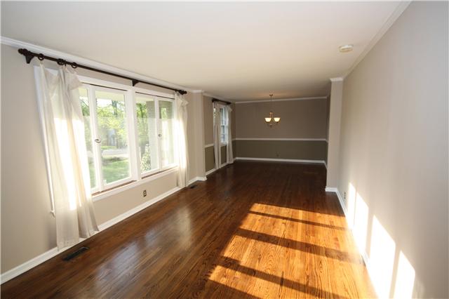 1214 Davidson Road Nashville, TN 37205 - Photo 3 of 20 All of the Hardwood Floors have just been Refinished! Afternoon Sunlight makes this Living /Dining Room a Cheerful Place to Spend Family Time. Could open up the Dining Area to the Kitchen!