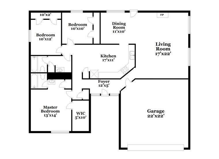 4834 Bridgemont Lane Spring, TX 77388 - Photo 23 of 23 Floor Plan