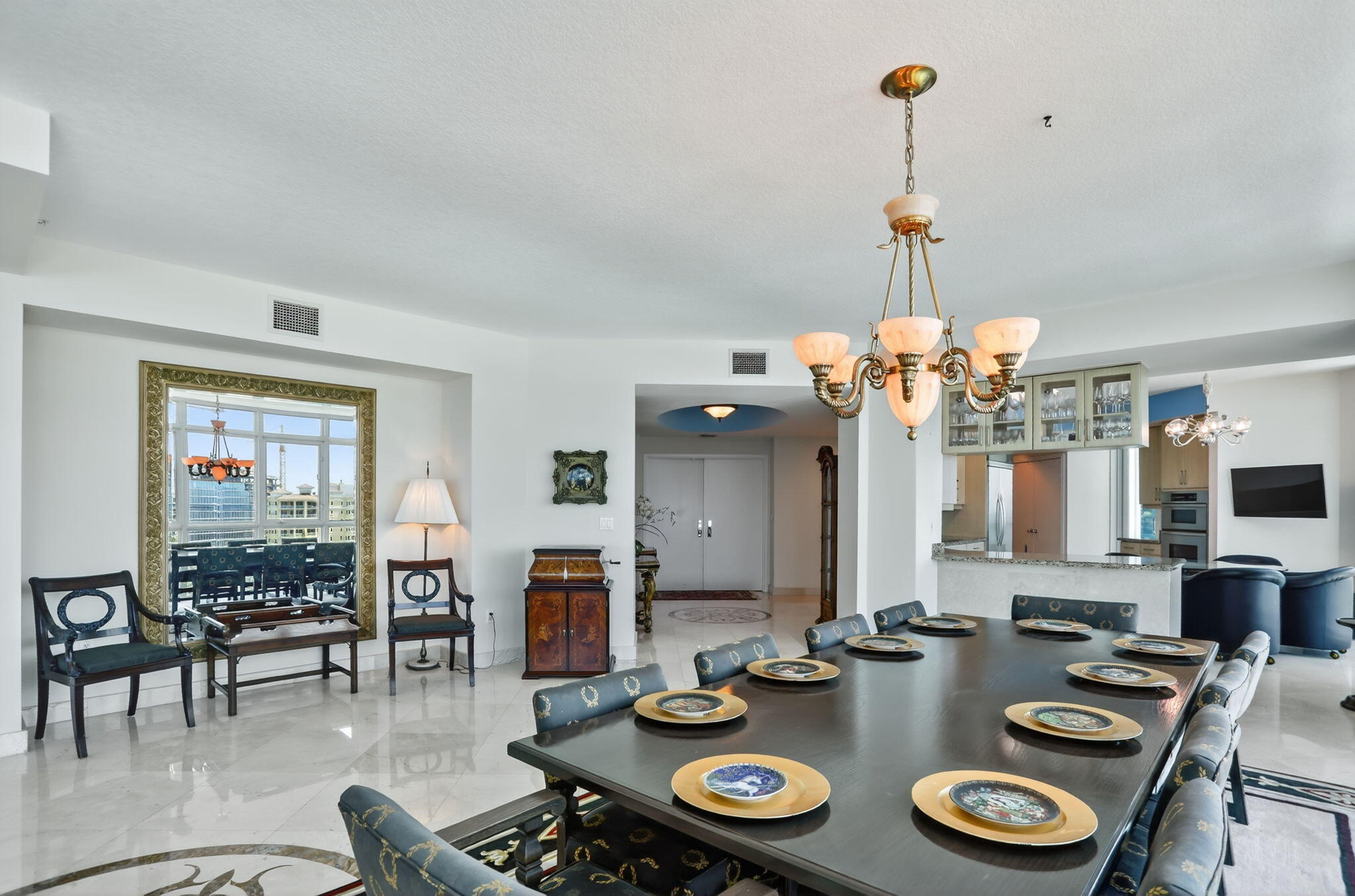 1430 South Ocean Boulevard, Unit 10A Lauderdale-by-the-Sea, FL 33062 - Photo 96 of 97 a view of a dining room with furniture and wooden floor