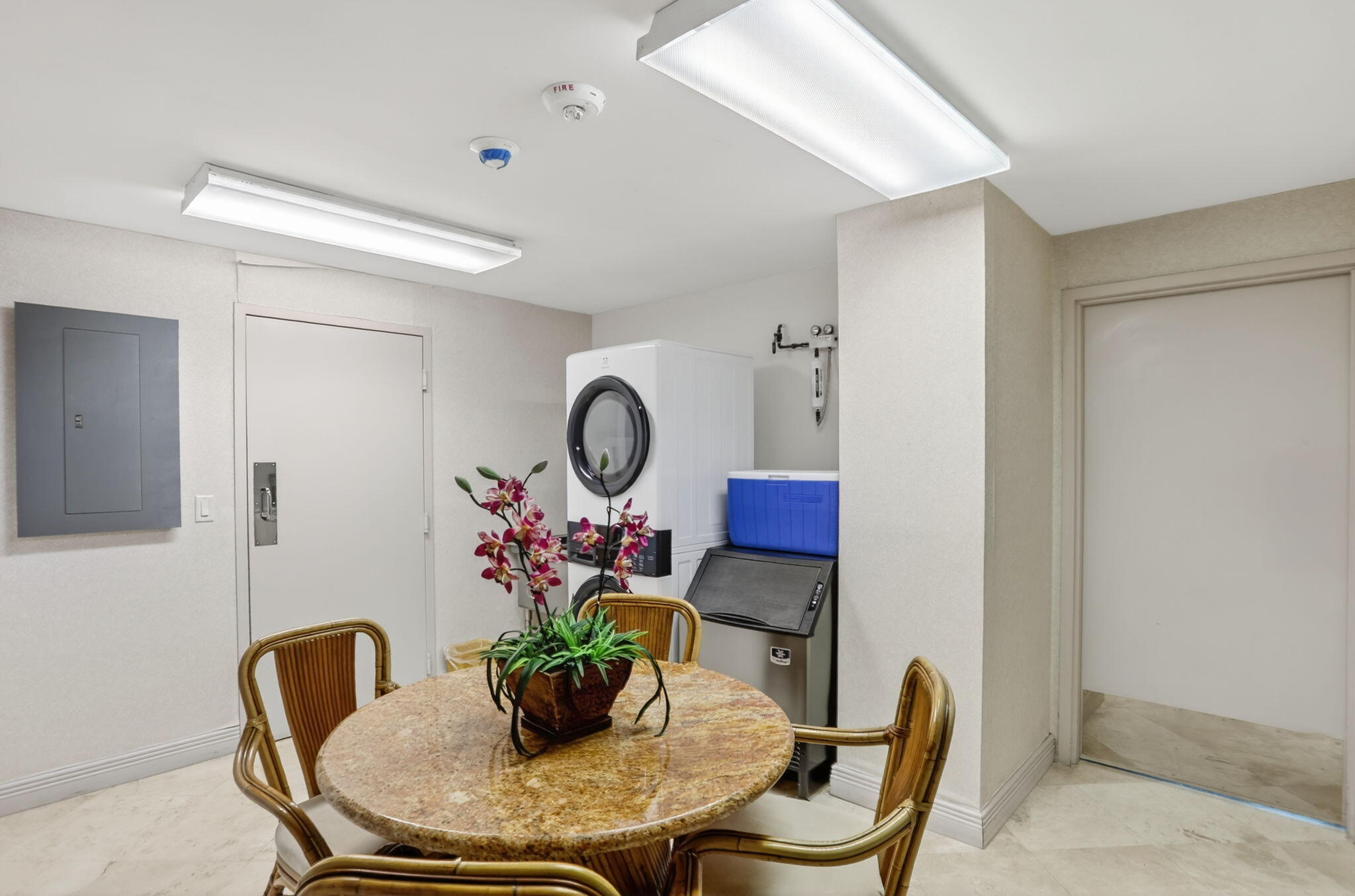 1430 South Ocean Boulevard, Unit 10A Lauderdale-by-the-Sea, FL 33062 - Photo 74 of 97 a dining room with furniture and window