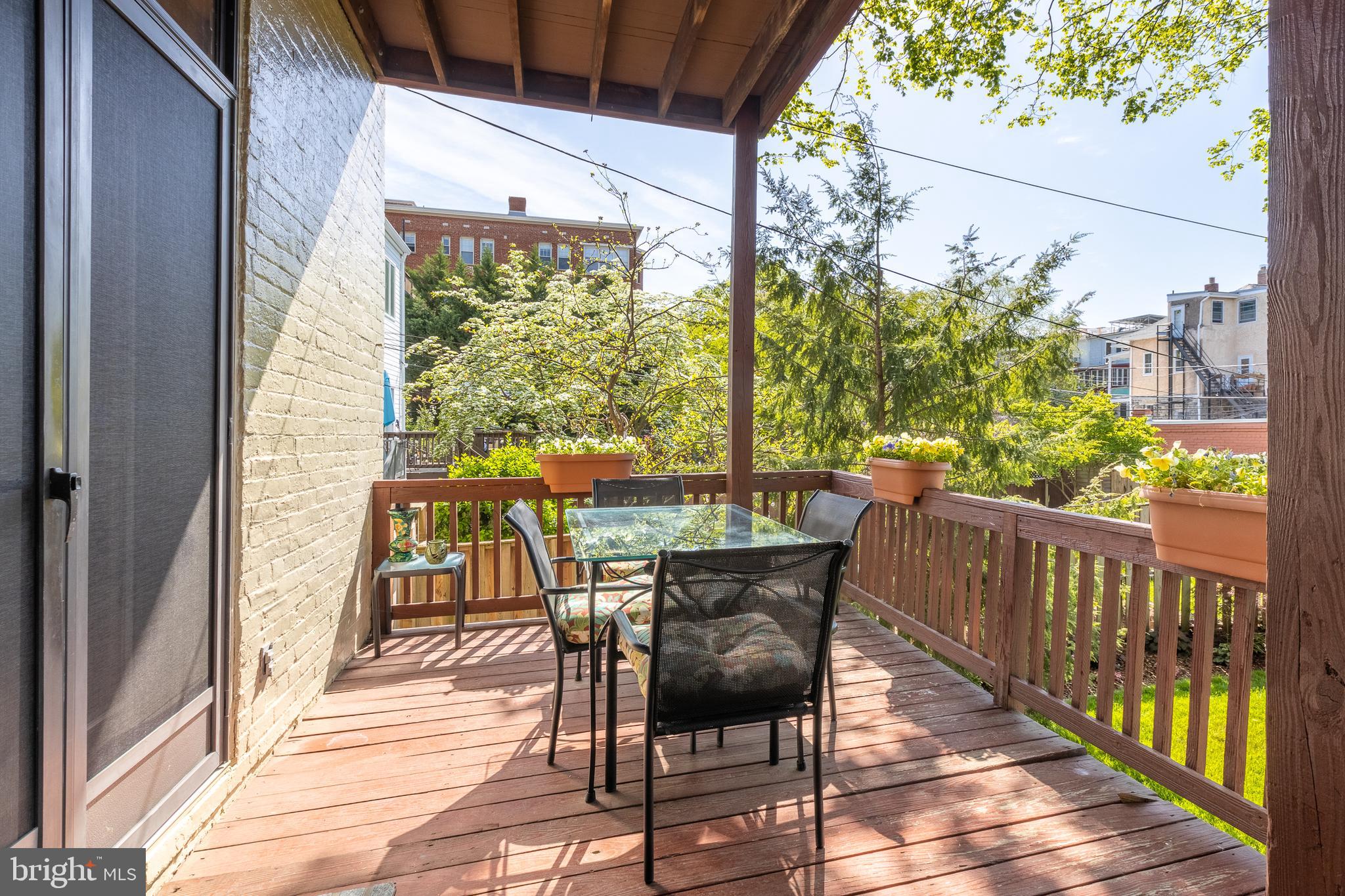 1732 Park Road Northwest Washington, DC 20010 - Photo 23 of 72 Spacious back deck