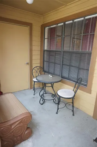 a room with furniture