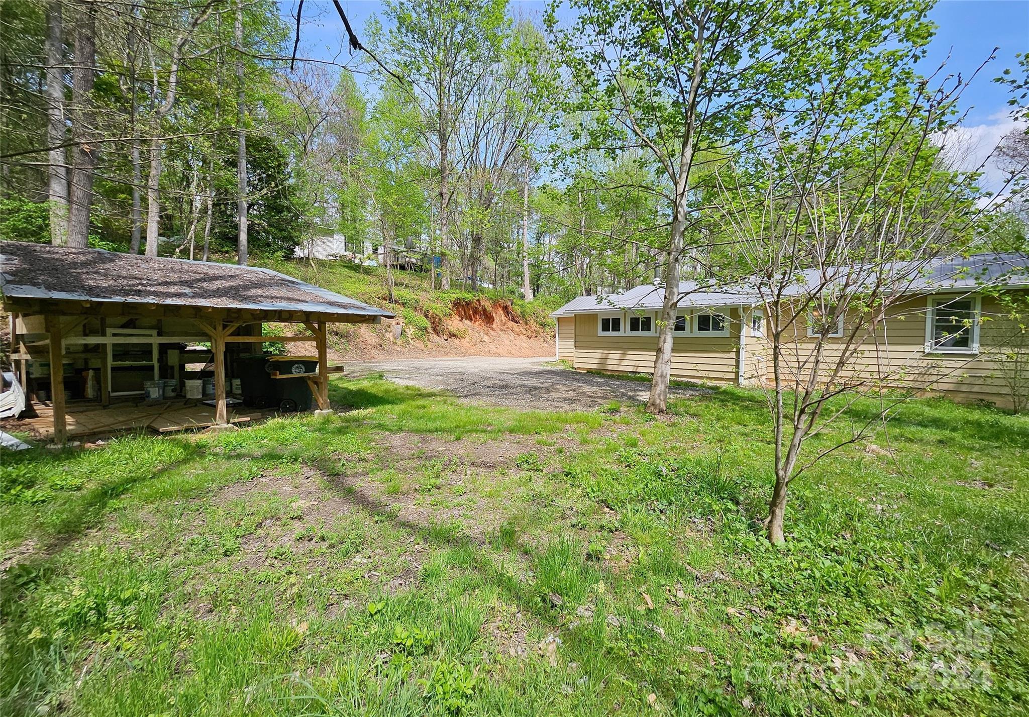 18 Rocky Slope Road Asheville, NC 28804 - Photo 27 of 41 a view of a house with backyard and sitting area