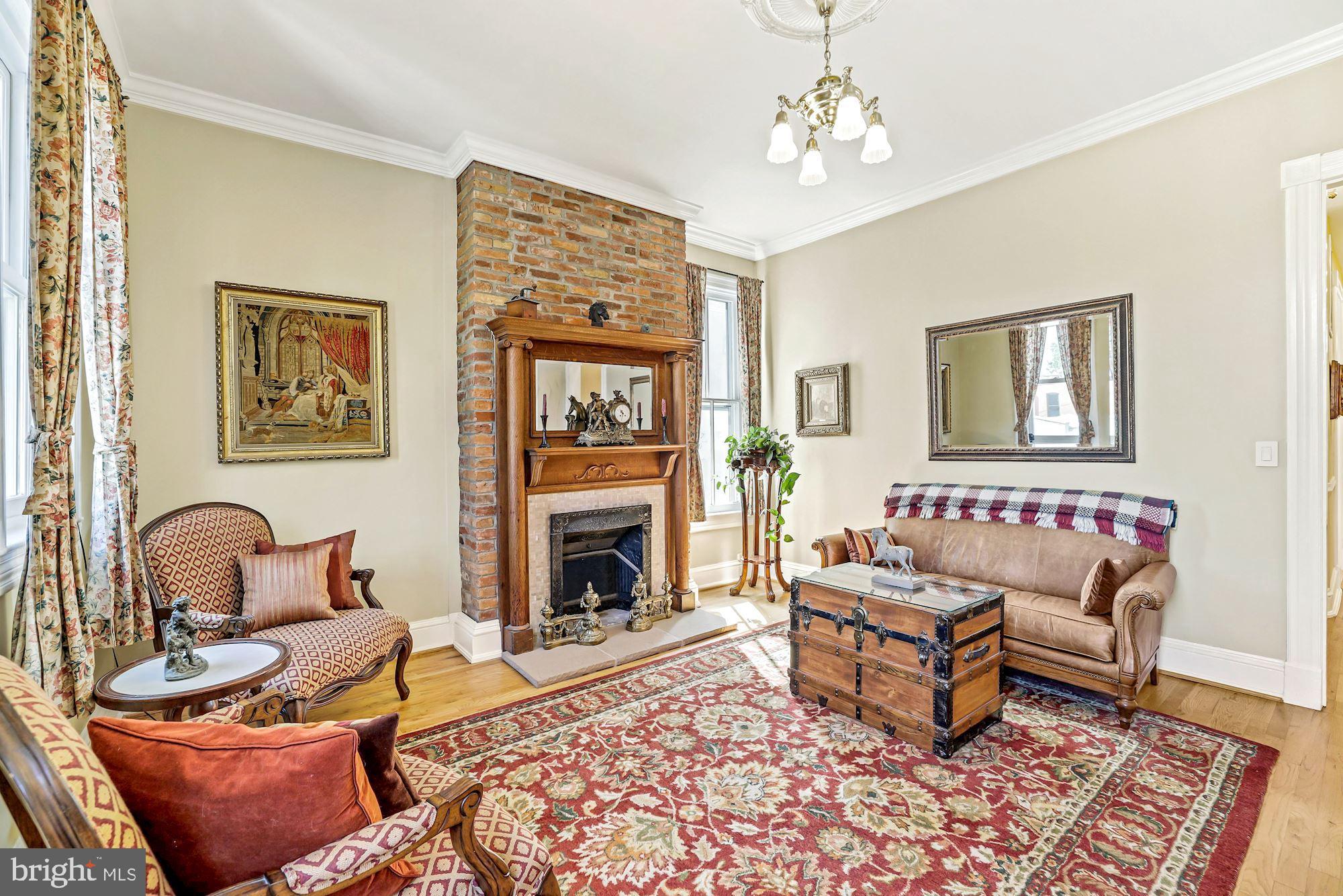 314 A Street Northeast Washington, DC 20002 - Photo 11 of 40 Formal Living Room w/ 10+ft ceiling