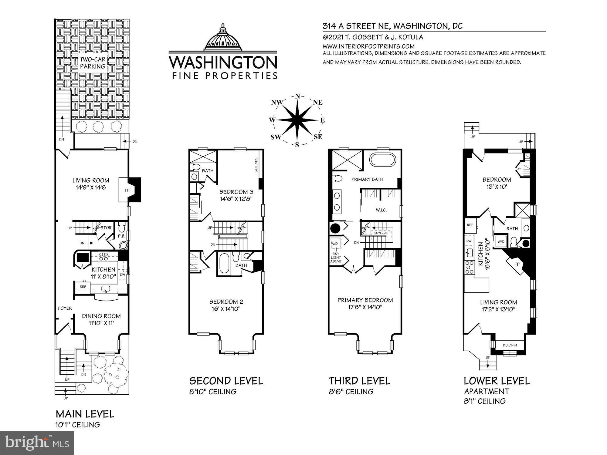 314 A Street Northeast Washington, DC 20002 - Photo 40 of 40 Floor Plans