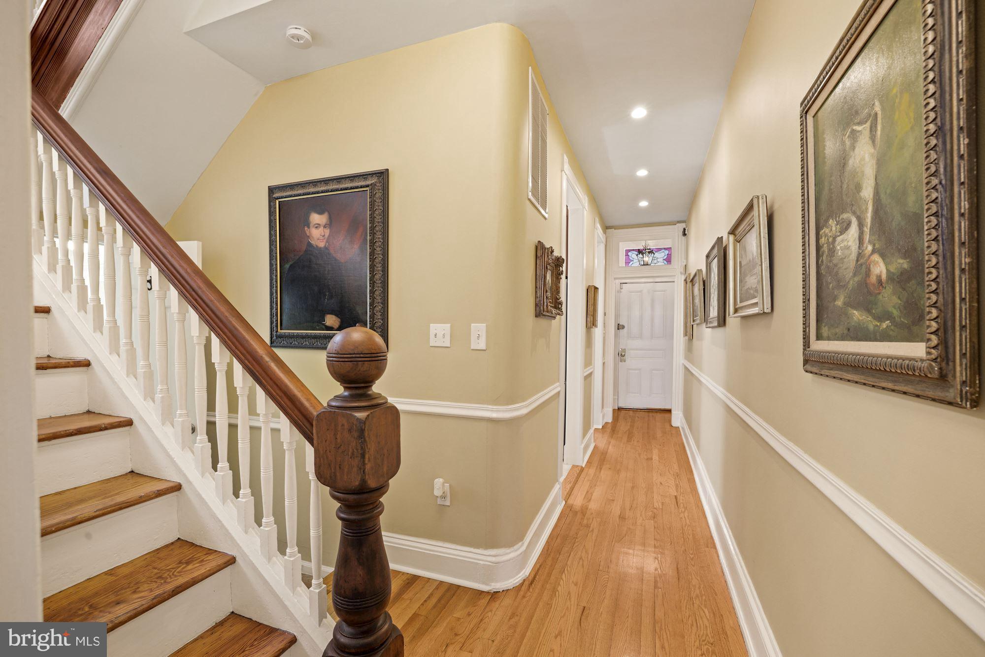 314 A Street Northeast Washington, DC 20002 - Photo 6 of 40 Main Residence Gallery Hall w/ Powder Room
