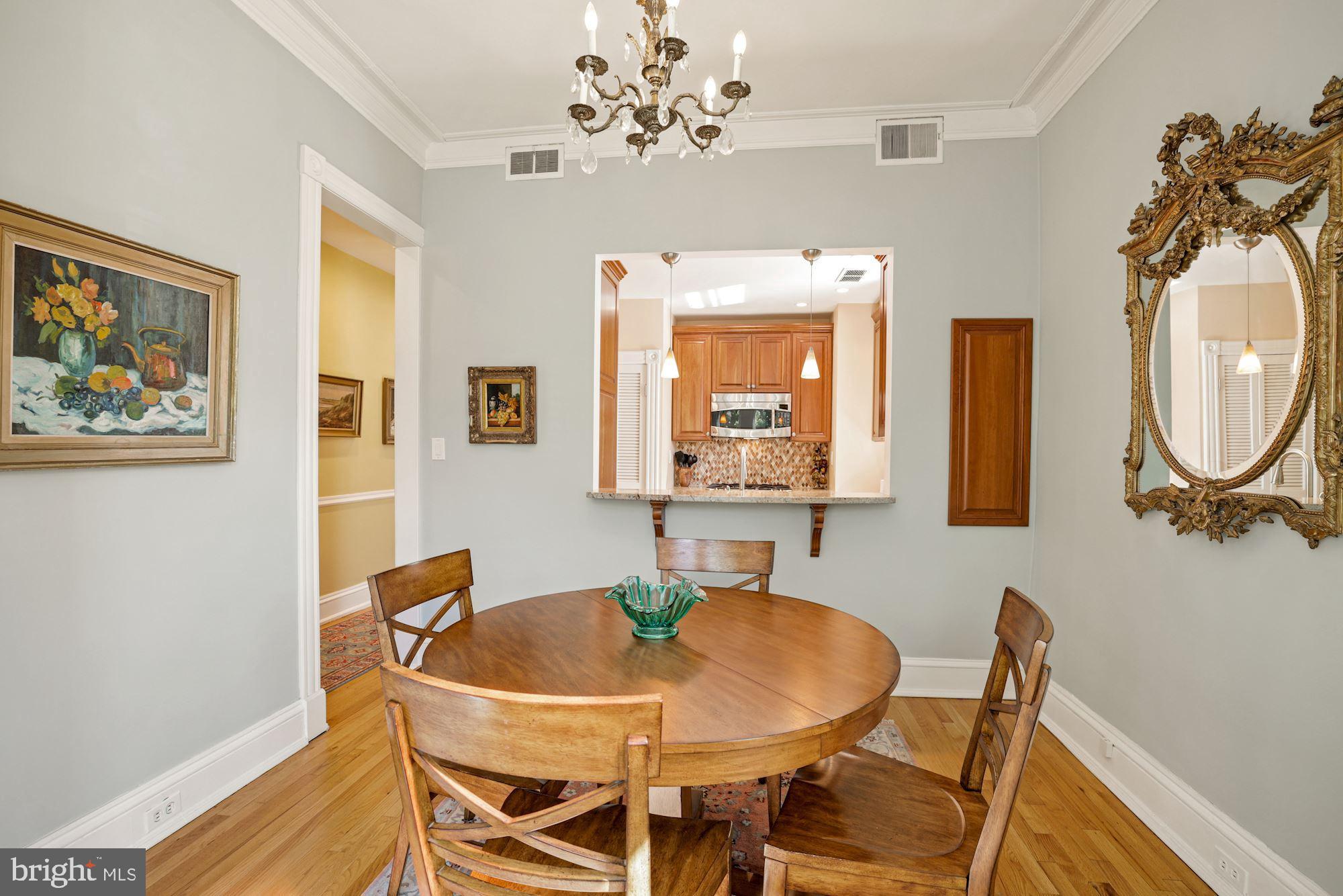 314 A Street Northeast Washington, DC 20002 - Photo 8 of 40 Dining Room open to Kitchen bar