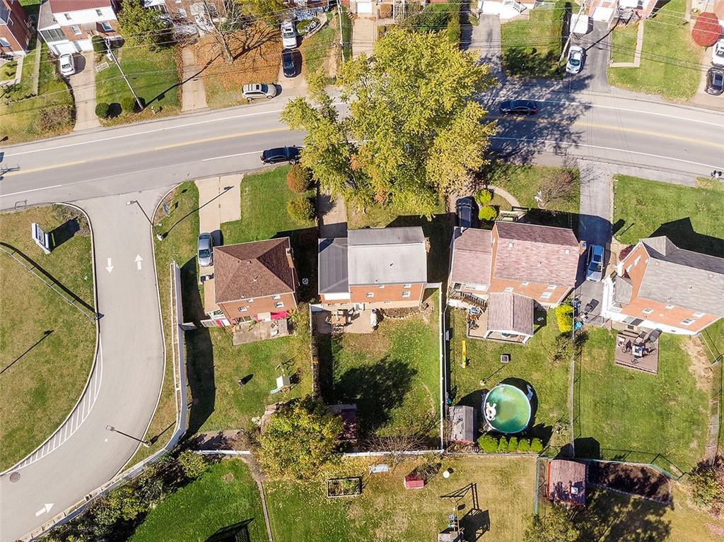 1041 McCoy Road McKees Rocks, PA 15136 - Photo 2 of 21 Drone View From Rear of Home