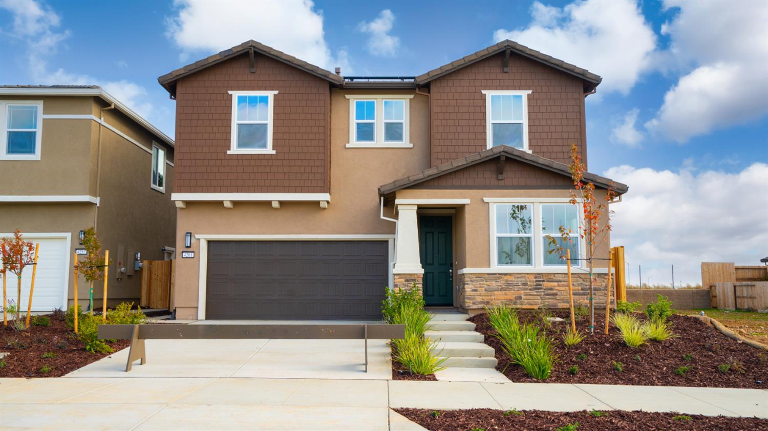 4261 Paisleyshire Way Rancho Cordova, CA 95742 - Photo 3 of 42 a front view of a house with a yard