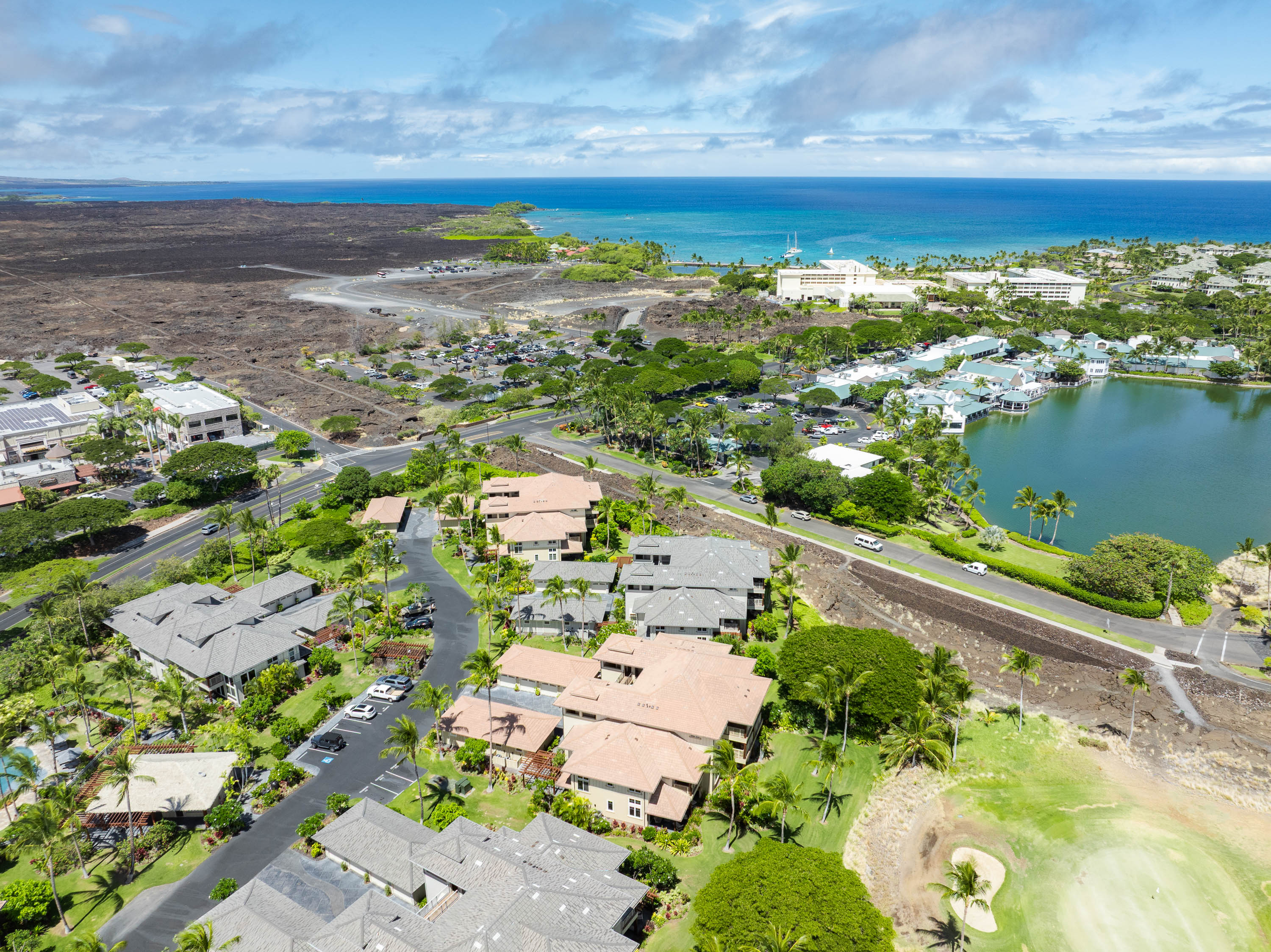 69-180 Waikoloa Beach Drive, Unit G33 Waikoloa, HI 96738 - Photo 24 of 30 an aerial view of ocean and residential houses with outdoor space