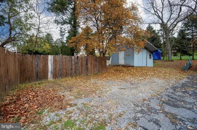 a house with trees in front of it
