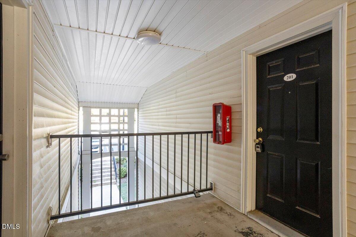 2308 Myron Drive, Unit 201 Raleigh, NC 27607 - Photo 21 of 29 a view of a porch