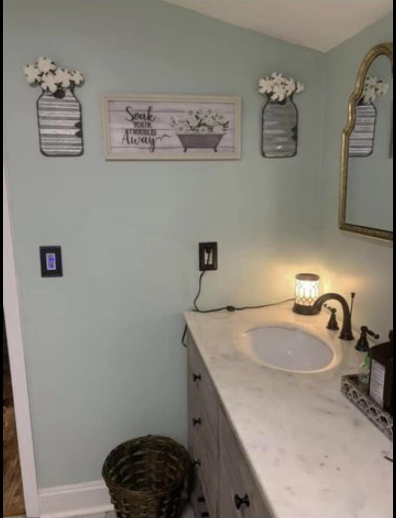 120 7th Street Calhoun, TN 37309 - Photo 15 of 17 a bathroom with a sink and a mirror