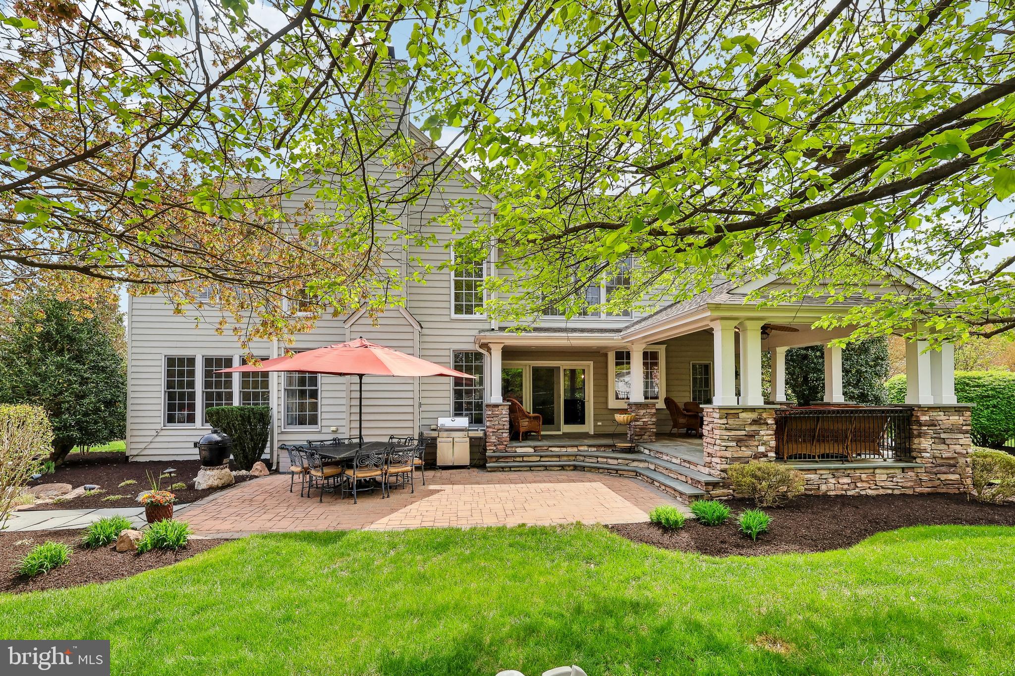 3 Eagleton Farm Road Newtown, PA 18940 - Photo 34 of 40 a front view of a house with swimming pool and sitting area