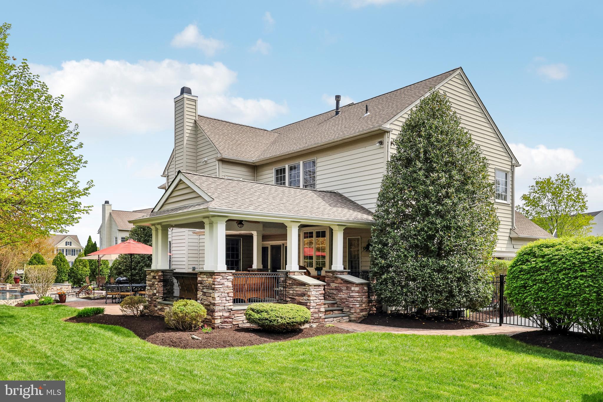 3 Eagleton Farm Road Newtown, PA 18940 - Photo 35 of 40 a view of a house with a yard and plants