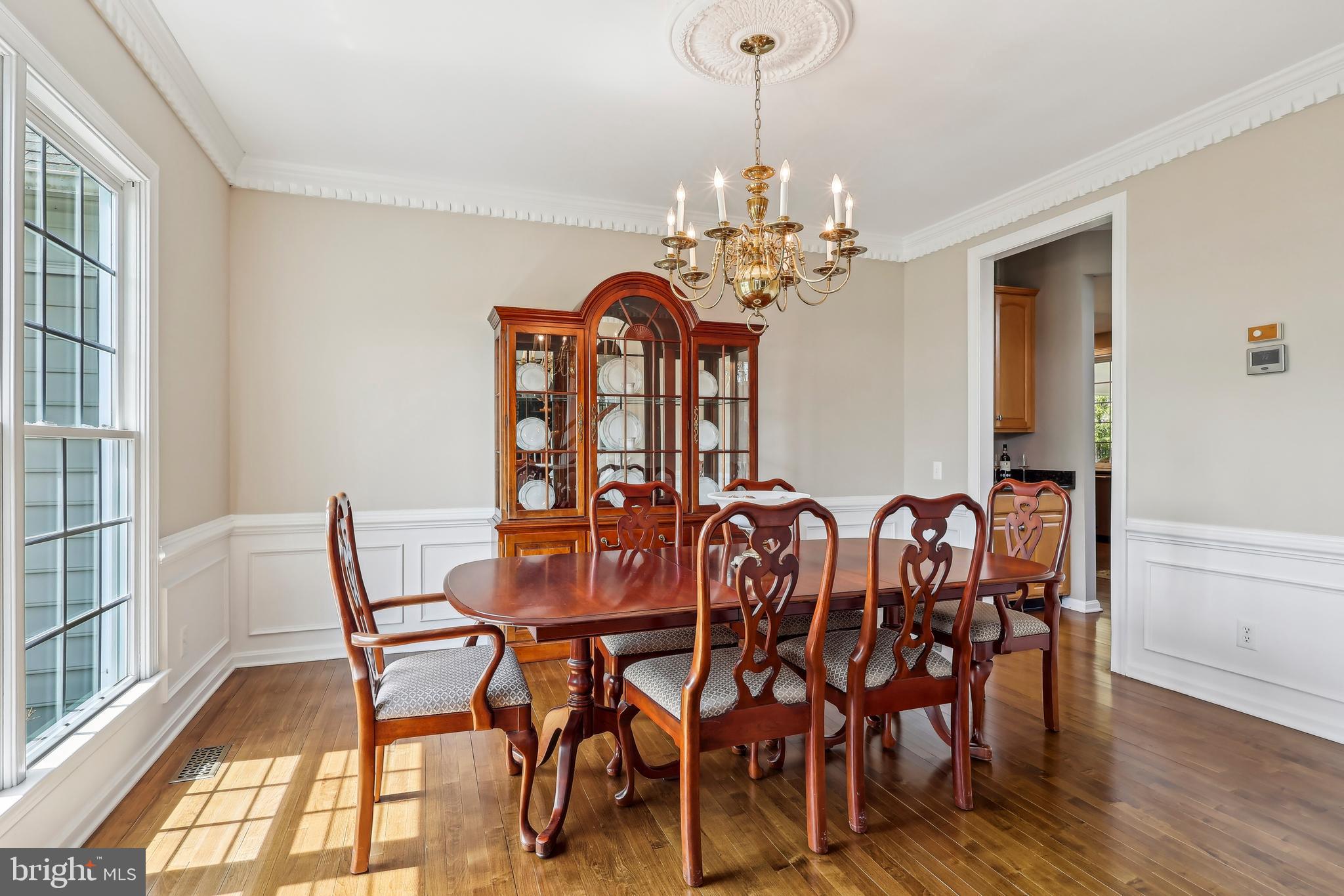 3 Eagleton Farm Road Newtown, PA 18940 - Photo 5 of 40 a view of a dining room with furniture window and wooden floor