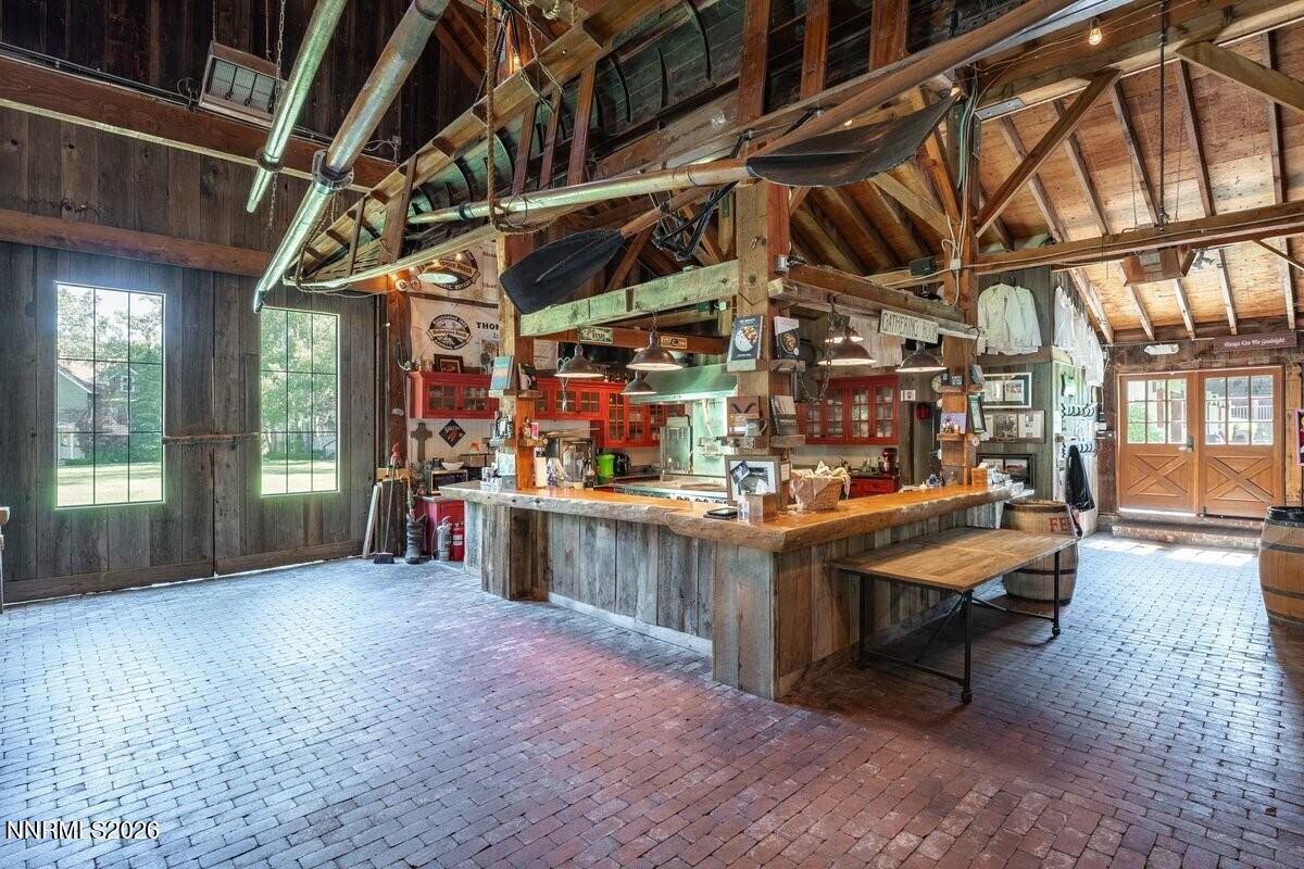 1949 Glenbrook Inn Road Glenbrook, NV 89413 - Photo 22 of 57 Barn Interior Bar&Kitchen Area