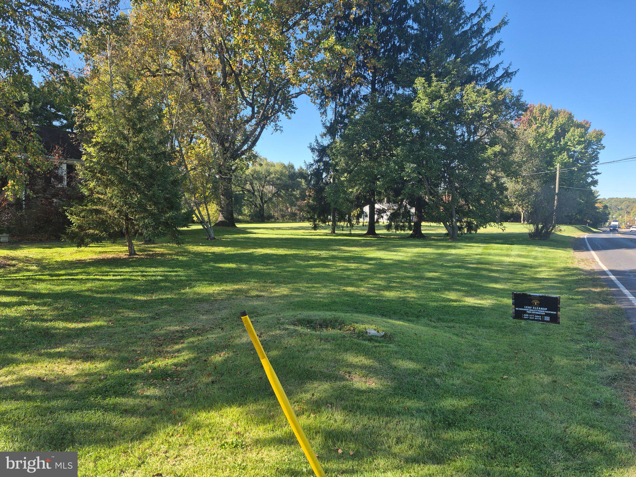 View of property from middle down Richboro Road.