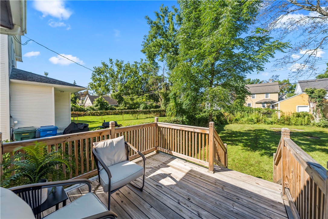 231 Garfield Street Rochester, NY 14611 - Photo 34 of 38 Back Deck overlooking Yard