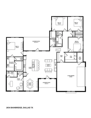 a picture of a floor plan
