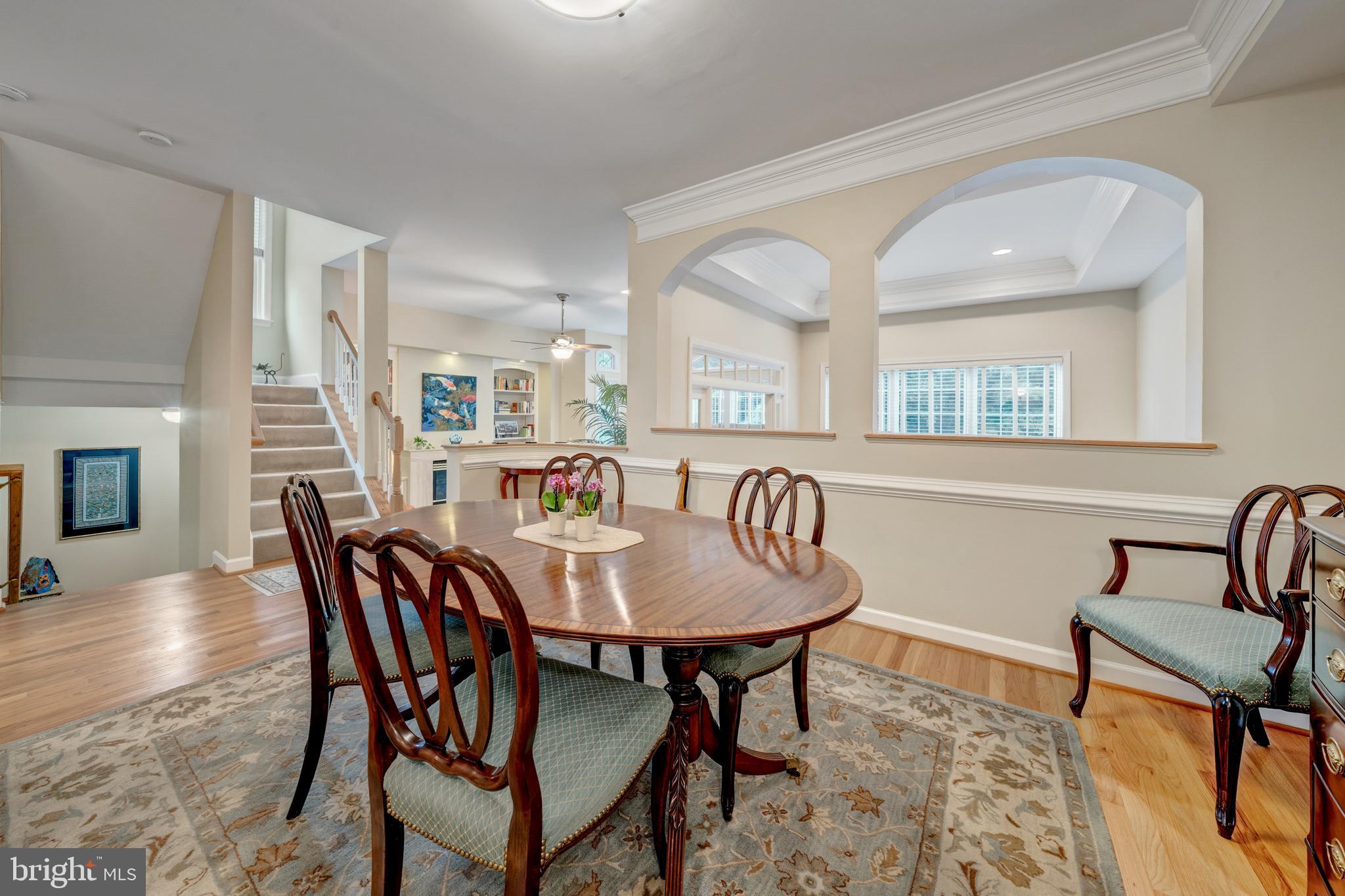 1925 Logan Manor Drive Reston, VA 20190 - Photo 15 of 61 a view of a a dining room with furniture and window